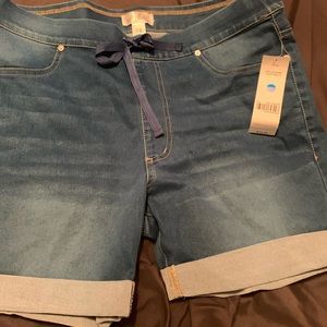 Blue Jean cuffed shorts-NWT Family Dollar Brand